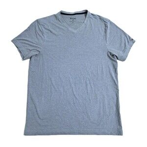 Rhone Element V-Neck Men’s Medium Performance Short Sleeve Tee Gray Tshirt